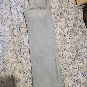 Abercrombie kids high-rise wide leg jeans 13/14 short